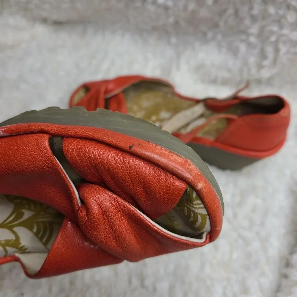 Fly London Ankle Strap Wedge Sandals sz‎ 37